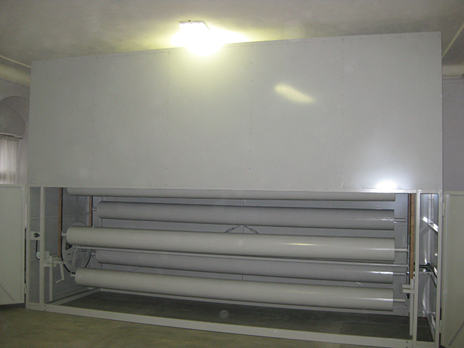 Úložný systém pro navinuté materiály