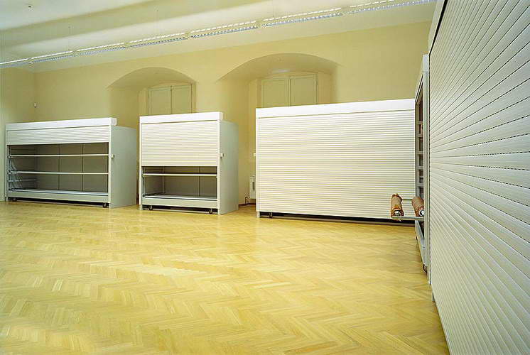 Úložný systém pro navinuté materiály